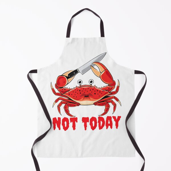 Item preview, Knife Crab: Not Today, Red Crustacean Ready for Battle designed and sold by swiftbinaries.