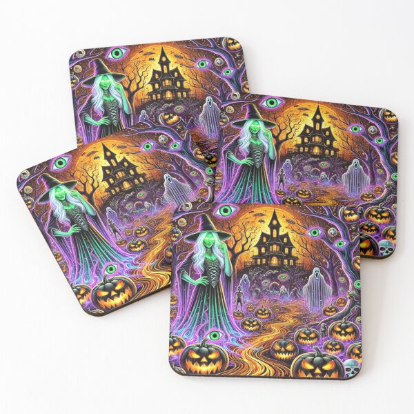 Item preview, The Witch’s Haunting Domain: A Terrifying Halloween Masterpiece designed and sold by Meta2Physical.
