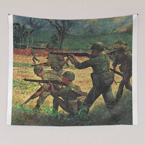 Item preview, Vietnam Soldiers Marines In Action designed and sold by InnerCitadel.