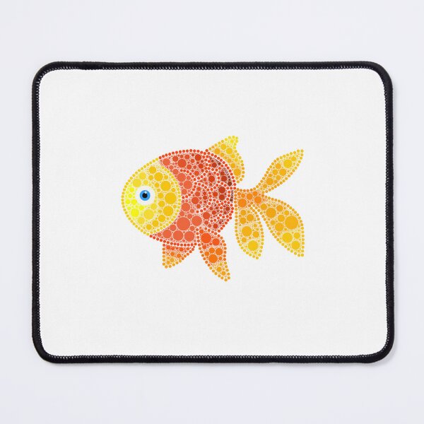 Item preview, Goldilocks the Goldfish Dot Art designed and sold by Cardiff Creative.