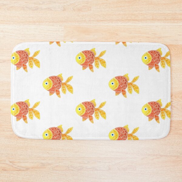 Item preview, Goldilocks the Goldfish Dot Art designed and sold by Cardiff Creative.