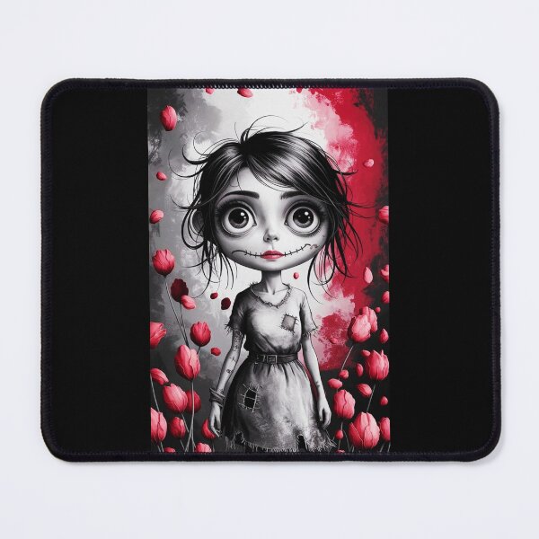 Item preview, A girl with a stitched mouth designed and sold by NiRia Spot.