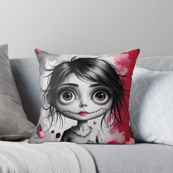 Item preview, A girl with a stitched mouth designed and sold by NiRia Spot.