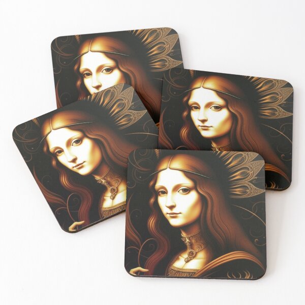 Item preview, Golden Glow Mona Lisa designed and sold by TheDarkWardrobe.