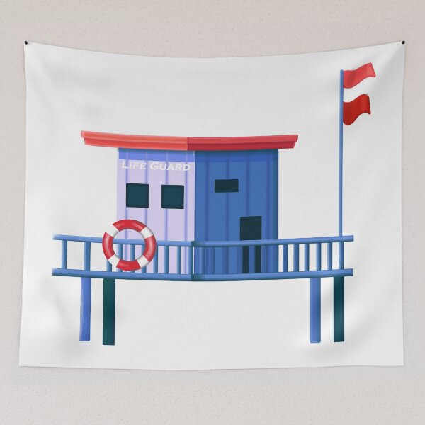 Item preview, Safety on the Beach  designed and sold by sunsetsurfers.