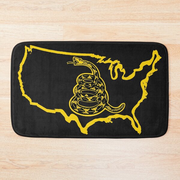 Item preview, United States of America  USA Outline  - Freedom Is The Superpower - Gadsden Snake Flag - Dont Tread On Me design designed and sold by pelagio.