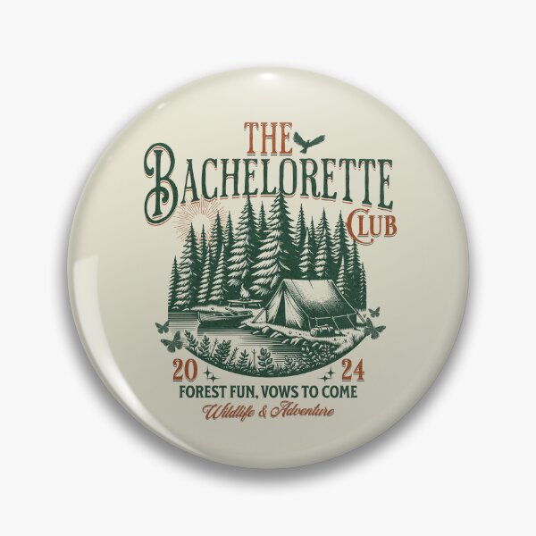 Item preview, The Bachelorette Club, Camping Hiking Women Party, Pre Wedding 2024 designed and sold by DAMOTAmagazine.