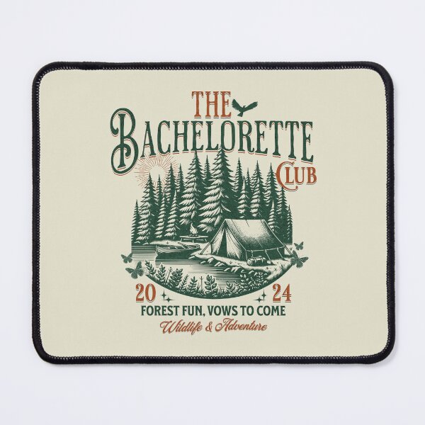 Item preview, The Bachelorette Club, Camping Hiking Women Party, Pre Wedding 2024 designed and sold by DAMOTAmagazine.