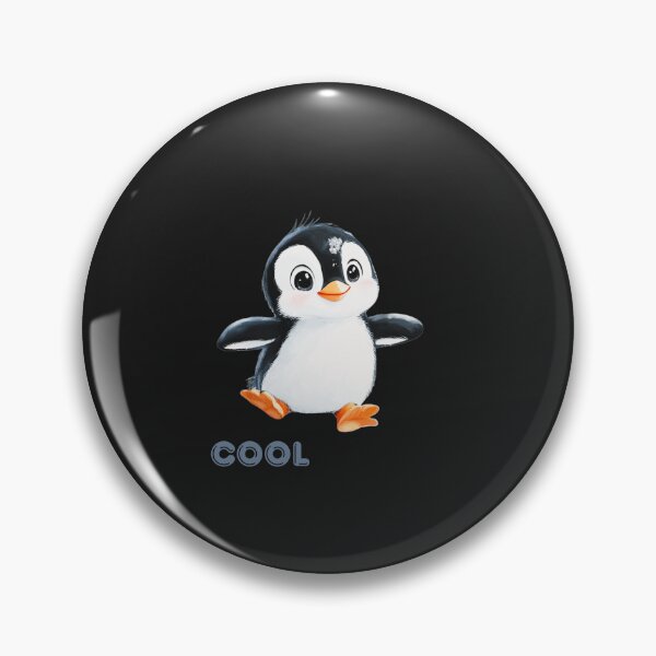 Item preview, cute waddeling penguin cool designed and sold by GinnyGi.