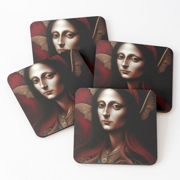 Item preview,  Abstract Haunting Mona Lisa designed and sold by TheDarkWardrobe.