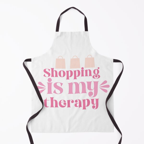Item preview, Tote Bags: Shopping is my Therapy designed and sold by myartisanco.