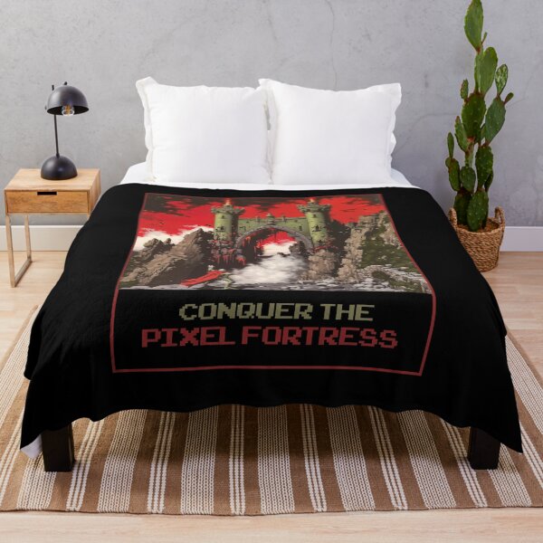 Item preview, Conquer The Pixel Fortress designed and sold by MagicAxe.