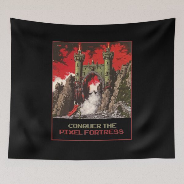 Item preview, Conquer The Pixel Fortress designed and sold by MagicAxe.