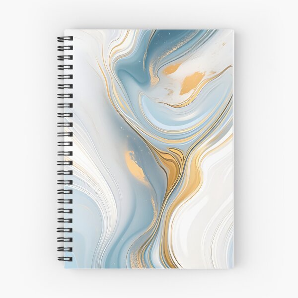 Item preview, Azure Liquid Gold Marble designed and sold by QuietJamsDesign.