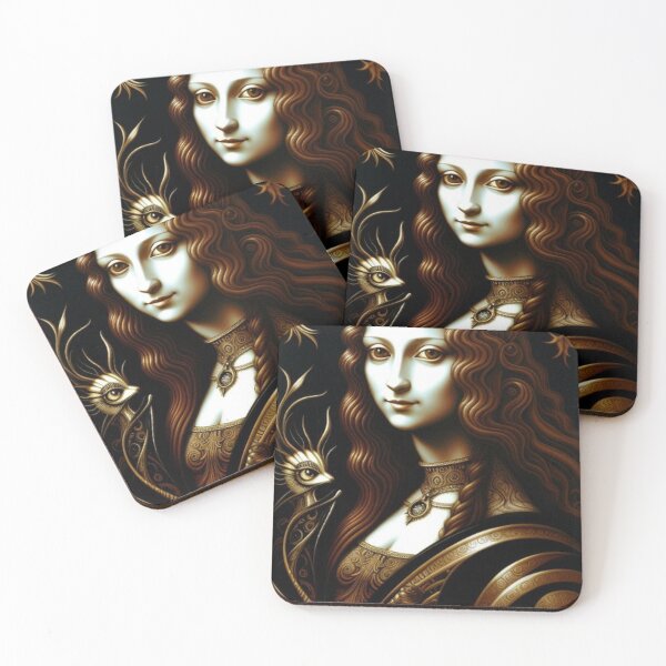 Item preview, Abstract Classic Mona Lisa designed and sold by TheDarkWardrobe.