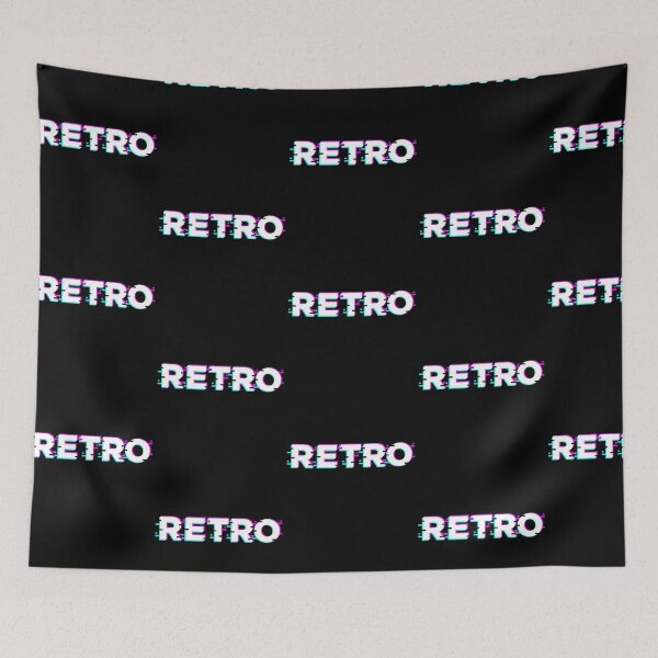 Item preview, Retro Glitch Effect Typography Design - Vibrant Vintage Style designed and sold by TOA Timeless Original Apparel.