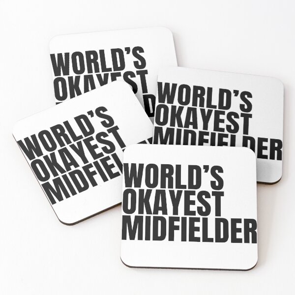 Item preview, World's Okayest Midfielder - Black designed and sold by Cutsandsparks.