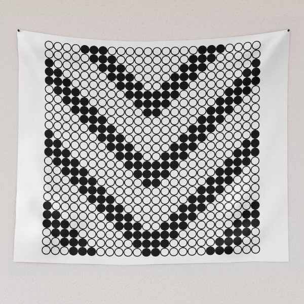 Item preview, Black and white vee shaped stripes designed and sold by GetItGiftIt.