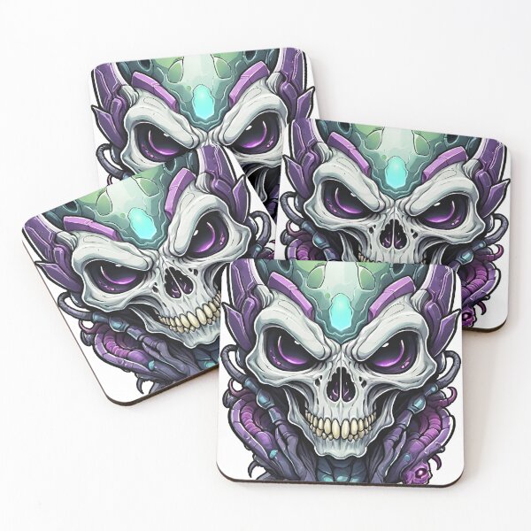 Item preview, Alien skull designed and sold by BonsaidoPoh.