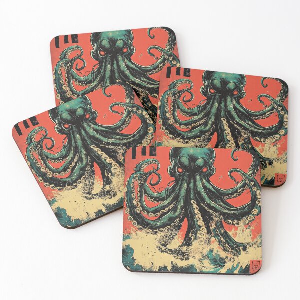 Item preview, Tentacled Tsunami designed and sold by Retro Type.