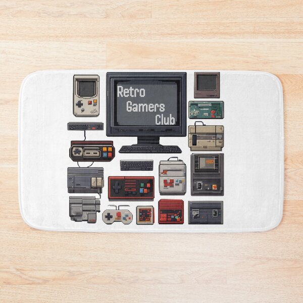 Item preview, Pixel game, playing retro, Old computer, That was time,  retrogame is back, lets play together, pixel art,  designed and sold by Lunaria Arts.