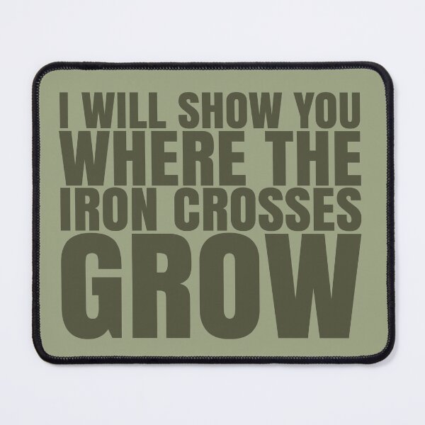 Item preview, CROSS OF IRON - Where the Iron Crosses grow designed and sold by MonsieurDagon.