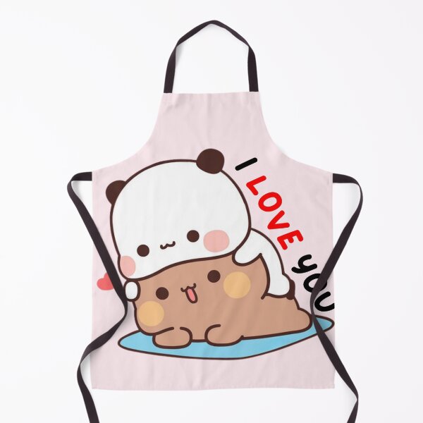 Item preview, I LOVE YOU Bear and Panda Bubu Dudu Pillow 2025 designed and sold by BrightStreets.