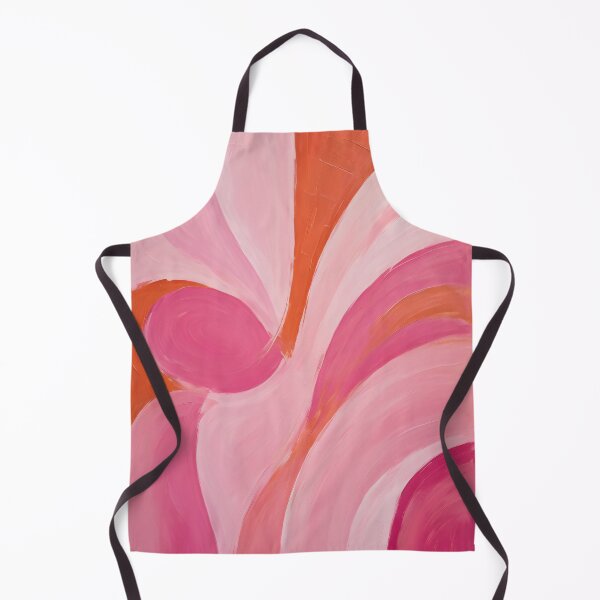 Item preview, Abstract painting simple and minimalist art work orange and pink colors designed and sold by VictorinoArt.