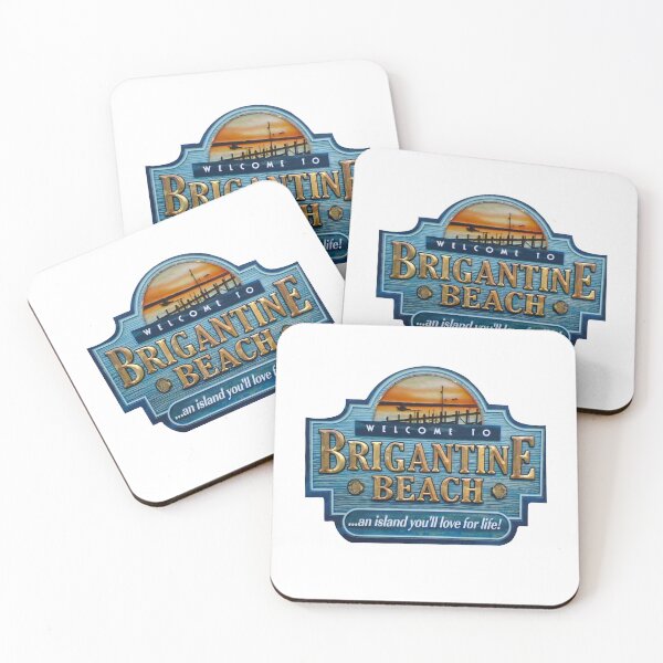 Item preview, Brigantine Beach Welcome Sign designed and sold by delmarvastickers.