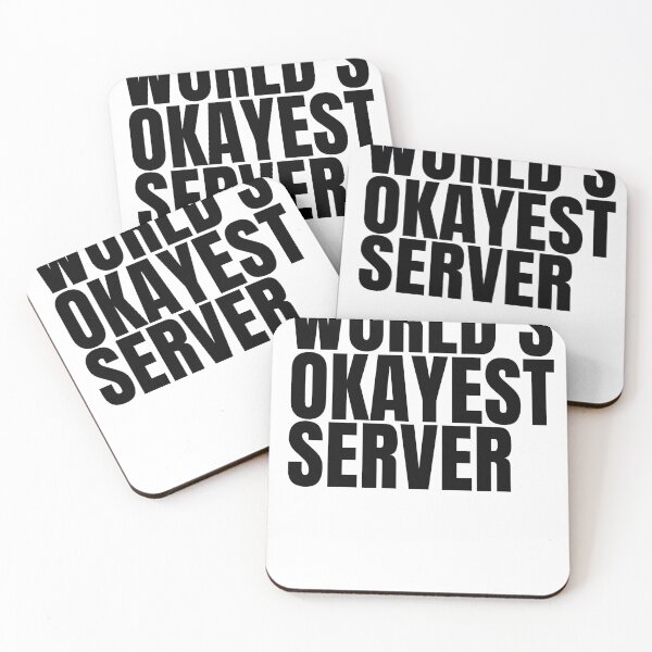 Item preview, World's Okayest Server - Black designed and sold by Cutsandsparks.