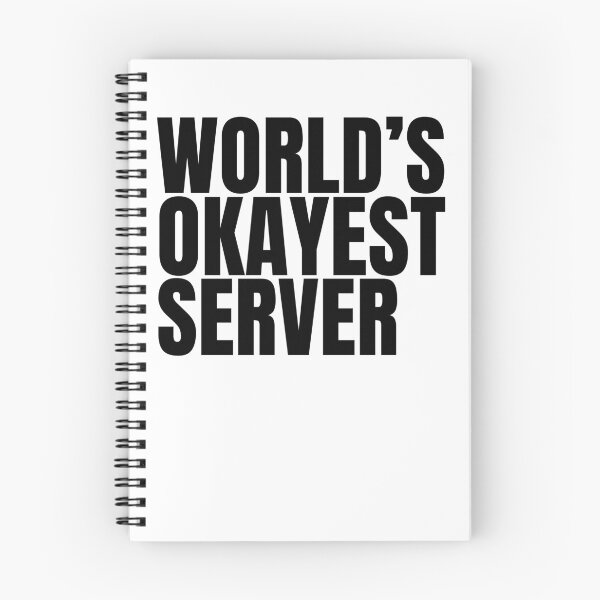 Item preview, World's Okayest Server - Black designed and sold by Cutsandsparks.