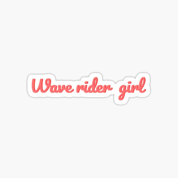 Aperçu de l'œuvre Fille chevauchant les vagues créée et vendue par madebetter.