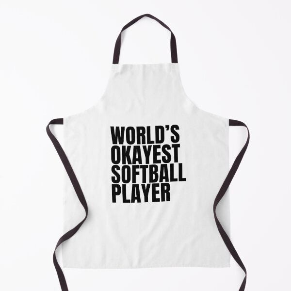 Item preview, World's Okayest Softball Player - Black designed and sold by Cutsandsparks.