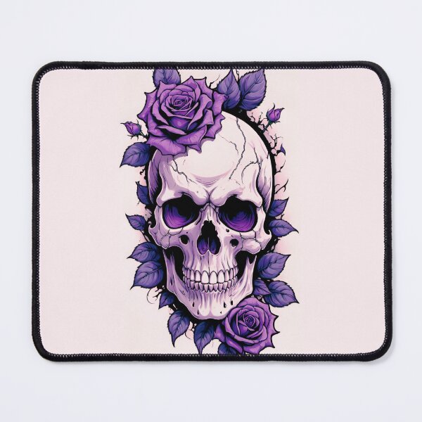 Item preview, Violet skull designed and sold by BonsaidoPoh.