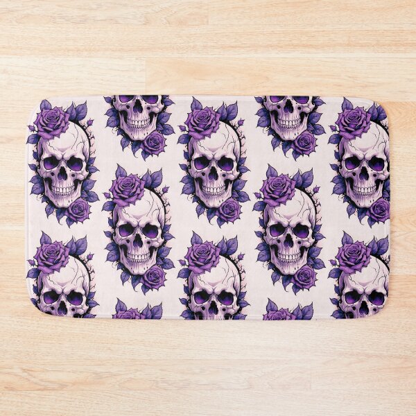 Item preview, Violet skull designed and sold by BonsaidoPoh.