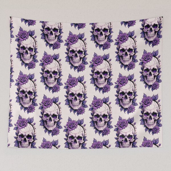 Item preview, Violet skull designed and sold by BonsaidoPoh.