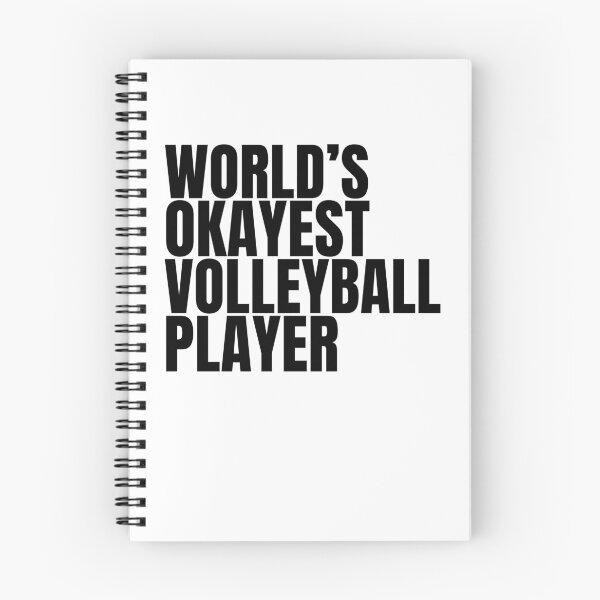 Item preview, World's Okayest Volleytball Player - Black designed and sold by Cutsandsparks.