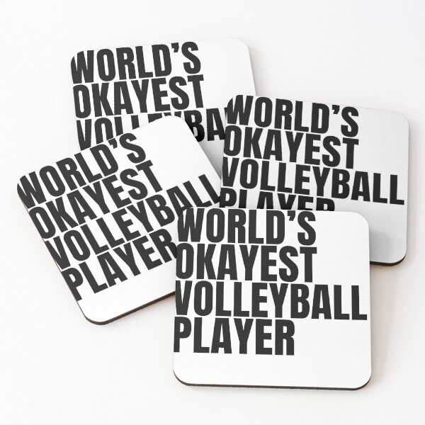 Item preview, World's Okayest Volleytball Player - Black designed and sold by Cutsandsparks.