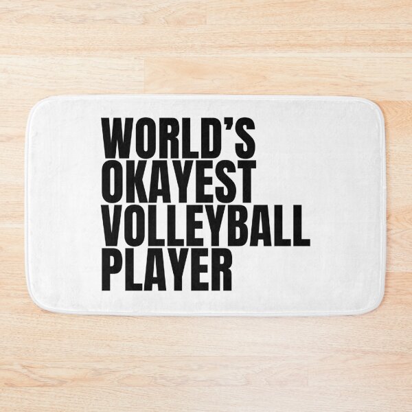 Item preview, World's Okayest Volleytball Player - Black designed and sold by Cutsandsparks.