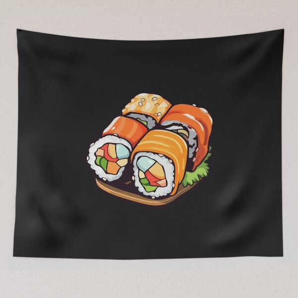 Item preview, "Tasty Sushi Vibes" designed and sold by FLOWER--ART.