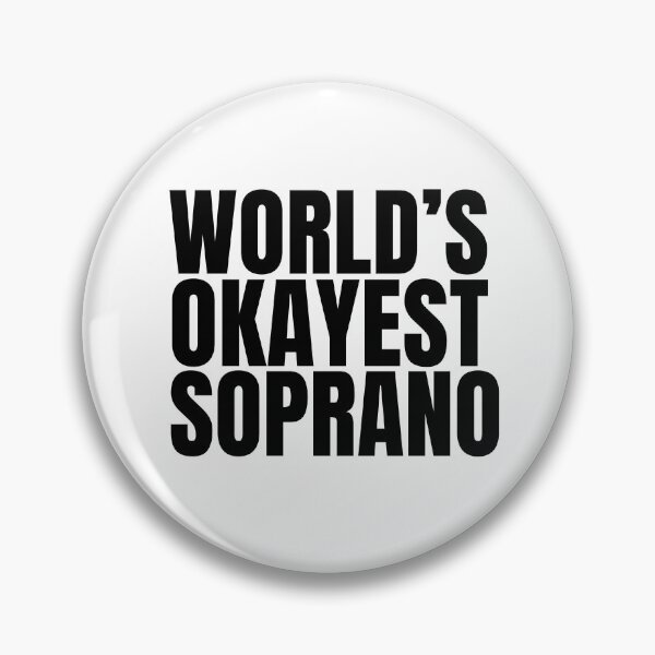 Artikelvorschau, Der okayste Sopran der Welt - Schwarz entworfen und verkauft von Cutsandsparks.