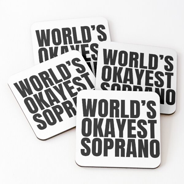 Item preview, World's Okayest Soprano - Black designed and sold by Cutsandsparks.