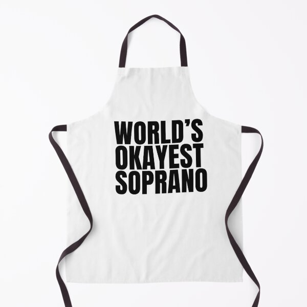 Item preview, World's Okayest Soprano - Black designed and sold by Cutsandsparks.