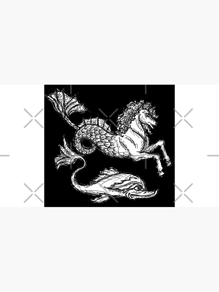 Imagen 6 de 6, Gorro de pescador con la obra Meme de criatura medieval: criaturas marinas míticas, diseñada y vendida por VintageManiac.