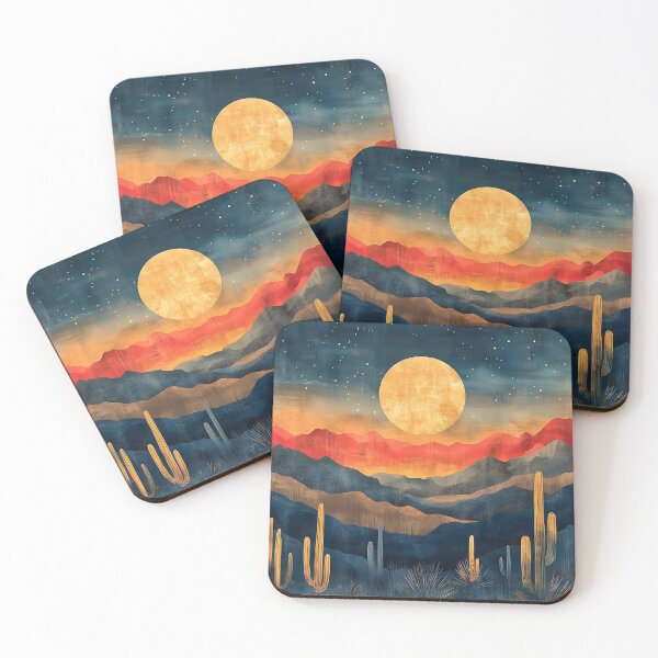 Item preview, Desert Moon Mountain Landscape designed and sold by valerko26.