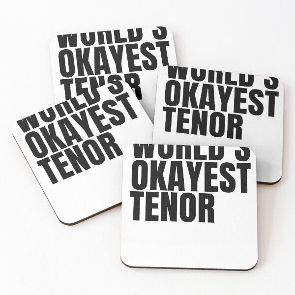 Item preview, World's Okayest Tenor - Black designed and sold by Cutsandsparks.