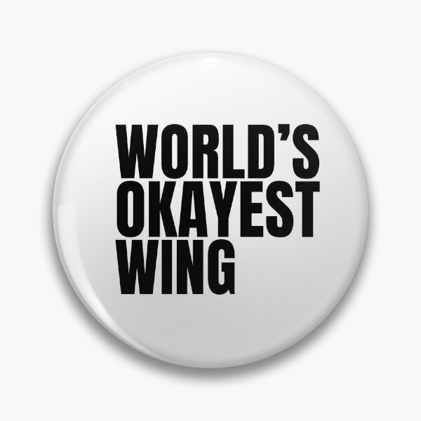 Item preview, World's Okayest Wing - Black designed and sold by Cutsandsparks.
