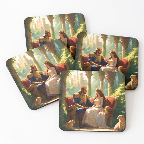Item preview, Royal Couple in Enchanted Forest Castle Setting designed and sold by Tom-Riley.
