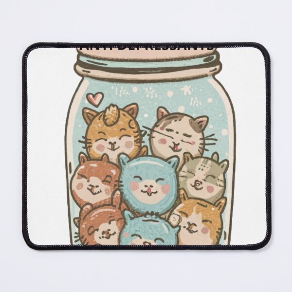 Item preview, Frasco de Felicidade Felina designed and sold by debbiebento.