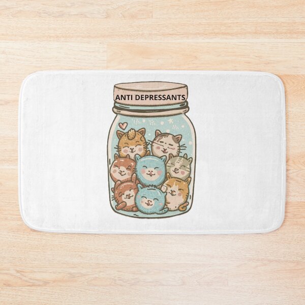 Item preview, Frasco de Felicidade Felina designed and sold by debbiebento.